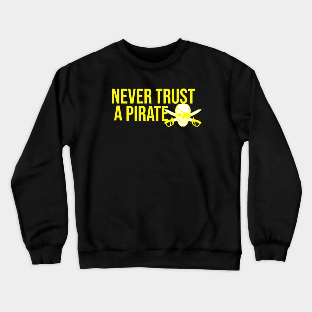 Pirate Design Crewneck Sweatshirt by Proway Design